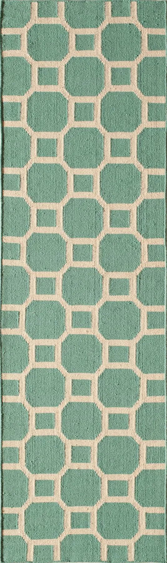 Momeni Laguna LG-01 Aqua 5& x 8& Area Rug