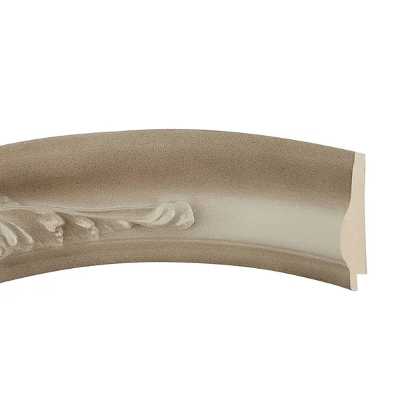 Winchester Framed Oval Mirror - Taupe