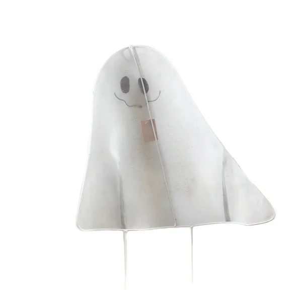 Halloween Mesh Ghost Yard Stake Med Wire Outside Decor 9733723 Med, Size: Medium