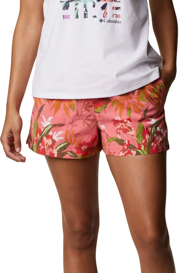Columbia Women's Sandy River II Printed Shorts, 2X, Multi