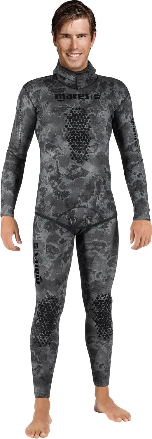 Mares 3mm Explorer Pants - Black/Camo - Large