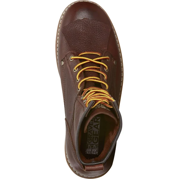Gravel Gear Men's 8inch Logger Work Boots - Brown - Size 9 Wide