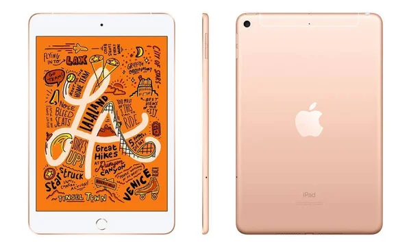 Refurbished Apple iPad Mini 5 WiFi & 4G Unlocked Tablet (Refurbished A Grade) Gold 64GB WiFi Only 7.9 Inches (a2133)