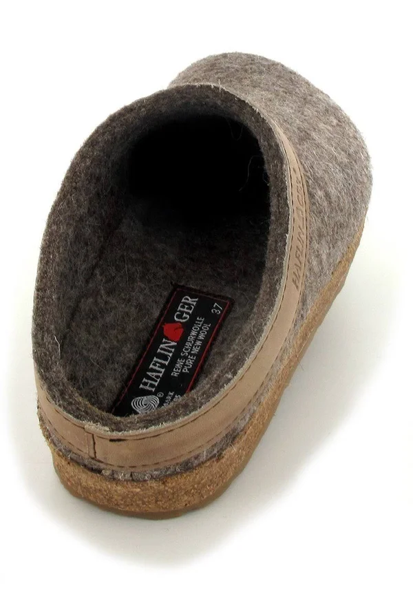 Haflinger Clogs Grizzly Torben - Charcoal
