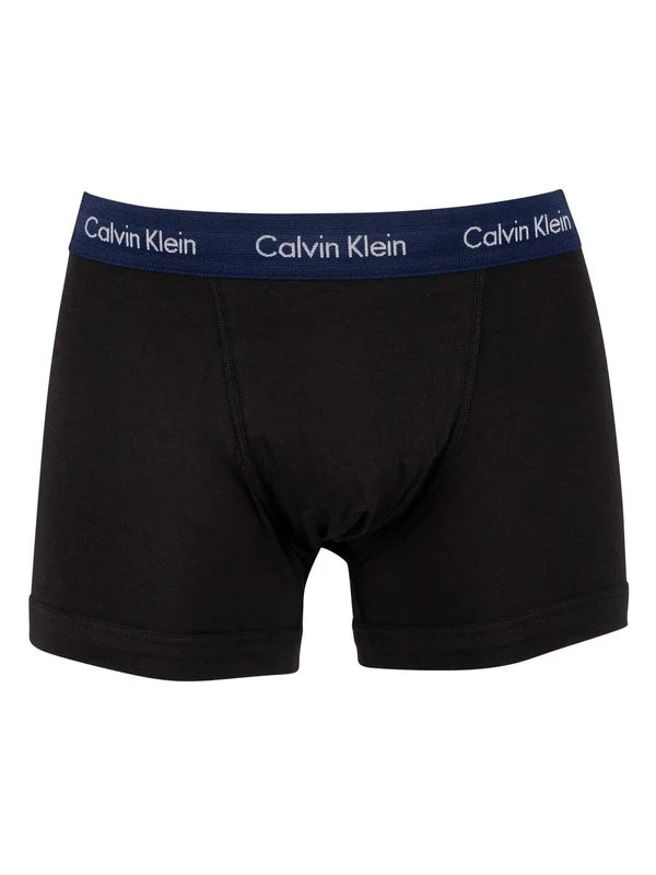 Calvin Klein Underwear 3 Pack Boxer Trunks Black