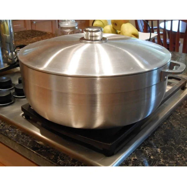 King Kooker KKC15 Aluminum Caldera Pot with Lid, 15-Quart