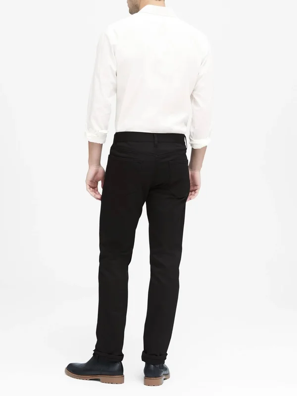 Banana Republic Men's Slim Traveler Pant Stay Black Size 29W 30L