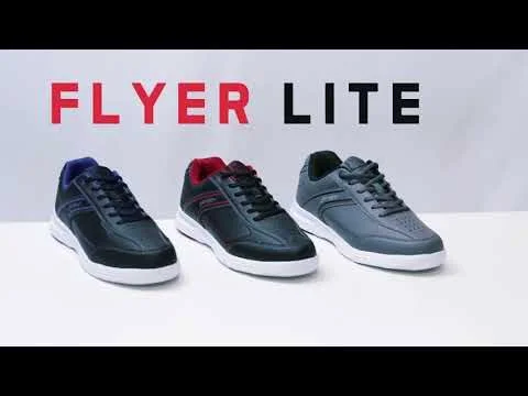 Strikeforce Men's Flyer Lite Athletic Bowling Shoes - Black