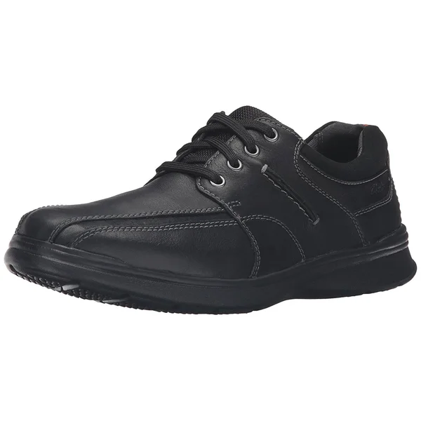 Clarks Cotrell Walk (Black Oily) Men's Shoes