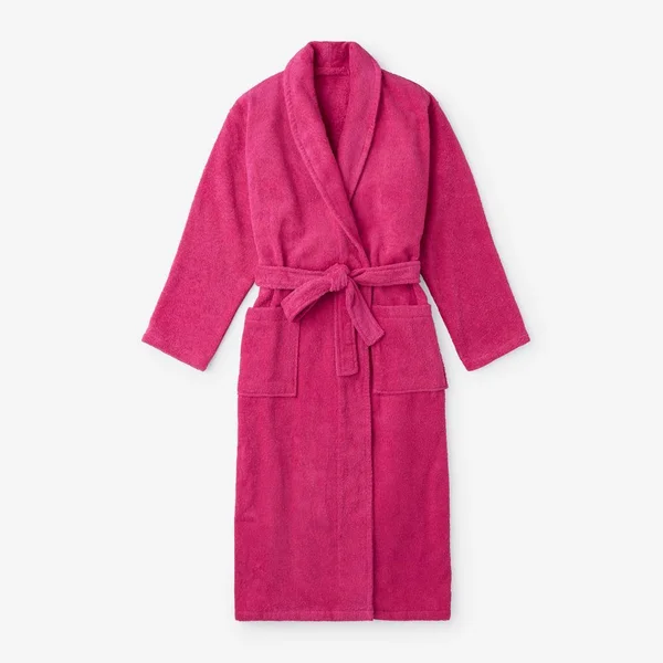 The Company Store Women's Small Magenta Turkish Cotton Long Robe, Pink