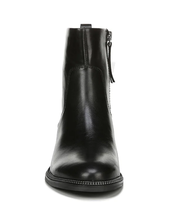 Franco Sarto Brindle Black Leather - Women's, Size: 7.5