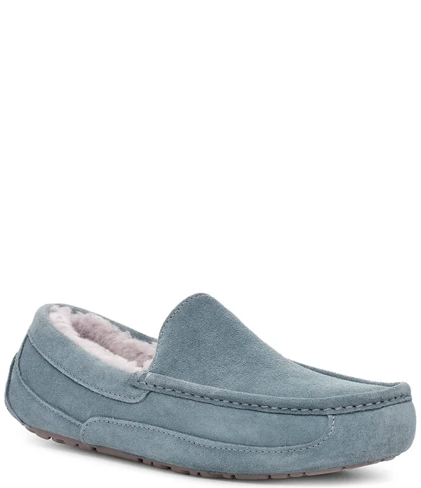 UGG Ascot Men's Slippers Salty Blue : 8 D - Medium