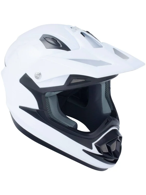 GSB Gloss White XP-14B MX Helmet - Classic Motocross Collection