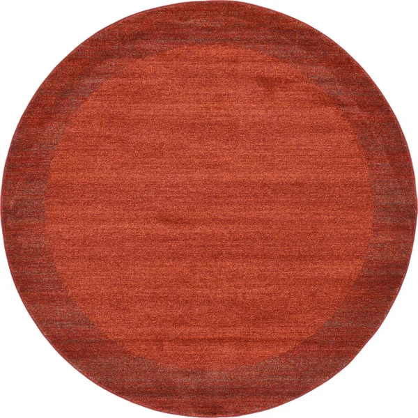 Unique Loom Del Mar Abigail Terracotta 8& 0 x 8& 0 Round Rug