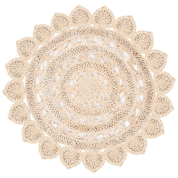 Safavieh Clearance Natural Fiber NF160B Ivory Rug, 7&0x22x7&0x22 - Round