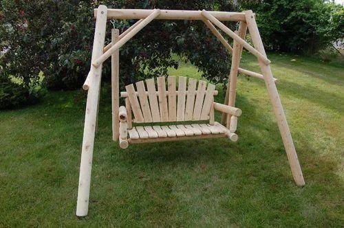 Outdoor Lawn Swing A-Frame Varnish, 4ft Swing Seat Only (No Frame)