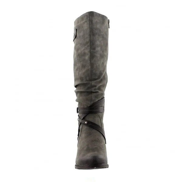 Rieker 96054-45 Womens Knee High Boots Grey 38 EU