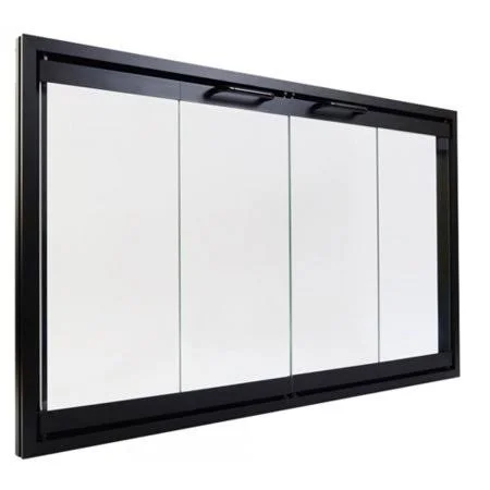Martin Bi-Fold Glass Fireplace Door 42 inch - Easy Install, Prevent Drafts, All Parts Included, See Models Below
