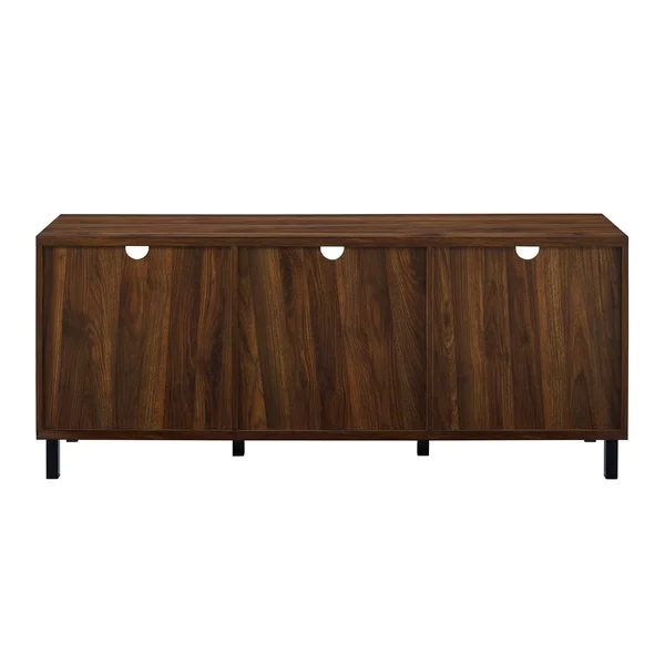 Strick & Bolton Hilla 58-inch Storage TV Stand Console - English Oak