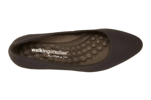 Walking Cradles Heidi Pumps, Women's, Black Micro, Size: 5.5