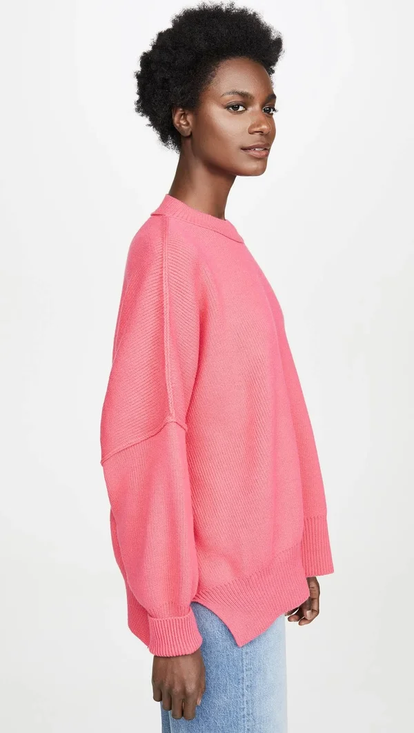 Free People Pink Easy Street Tunic