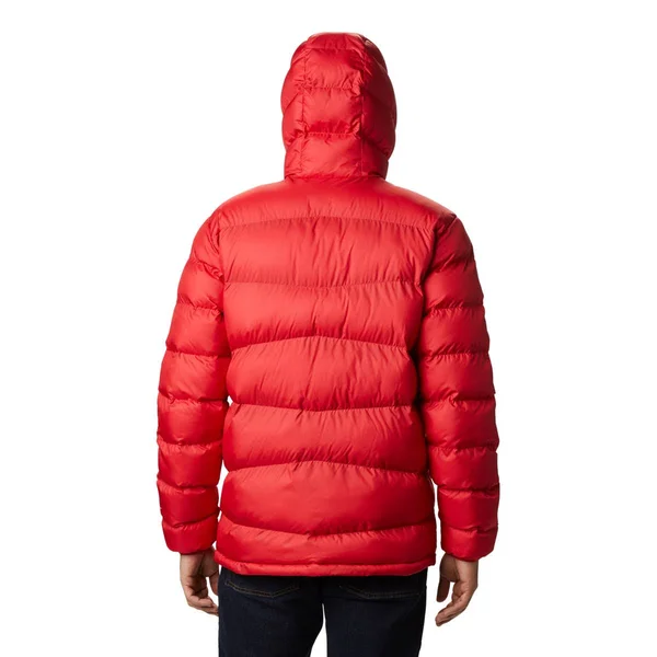 Columbia Men's Fivemile Butte Hooded Jacket - Medium, Mountain Red