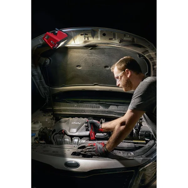 Milwaukee M12 Fuel Surge 12-Volt Lithium-Ion Brushless Cordless 1/4 in. Hex Impact Driver Compact Kit with M12 Flood Light HI9E0