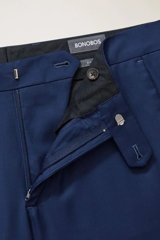 Bonobos Premium Italian Suit Pant - Blue - Casual Pants