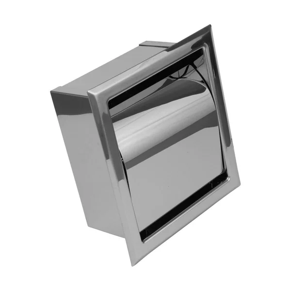 Renovators Supply 2 Recessed Stainless Steel Toilet Tissue Holder with Lid