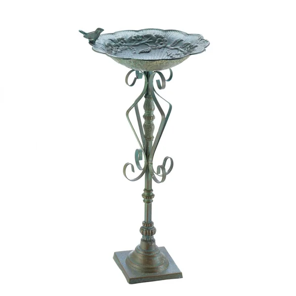 Zingz & Thingz Speckled Green Birdbath