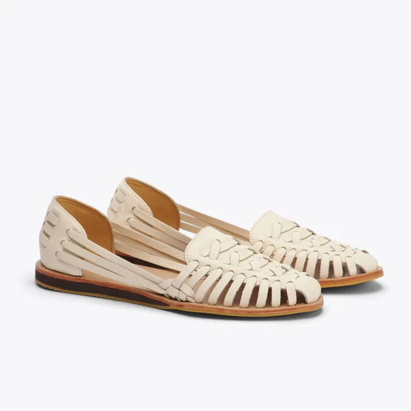 Women's Huarache Sandal Bone Leather Size 6 Nisolo Online
