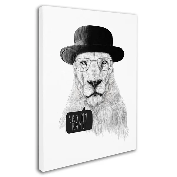 Trademark Fine Art Say My Name Canvas Art by Balazs Solti - Size: 18 x 24