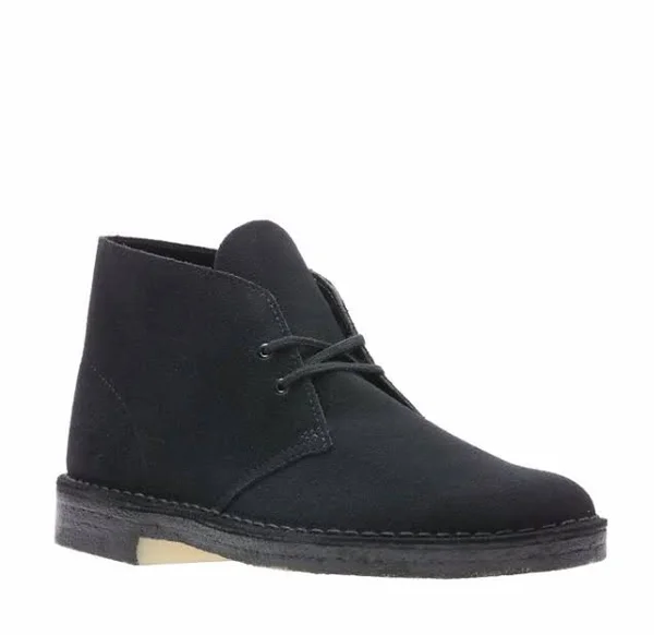 Clarks Desert Boot - Men's Black Suede - 11.5