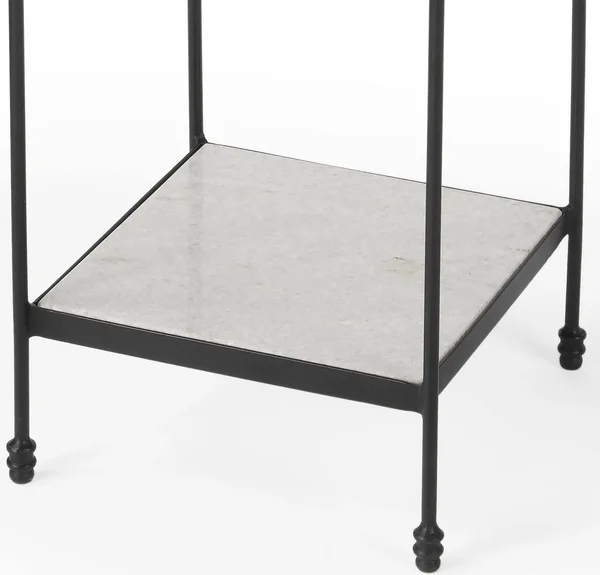 Butler Larkin Marble & Iron Accent Table