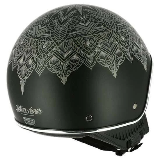 Astone Mini 66 Mandala Jet Helmet Black Matt XL