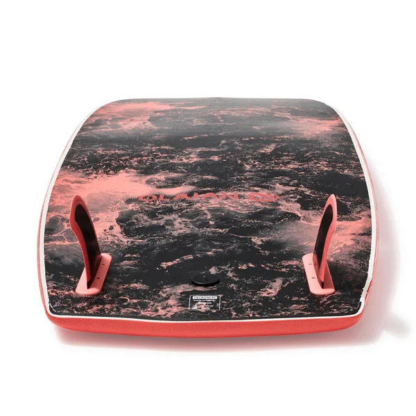 Olaian 900, 5&4 Foam Surfboard with 2 Fins in Orange
