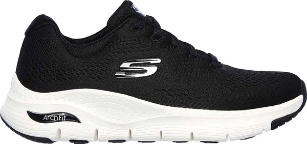Skechers Women's Arch Fit – Big Appeal - Black/White 7.5 W Wide