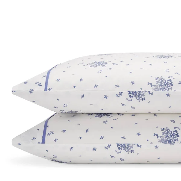 Anne De Solene Marquise King Pillowcases - Pair - Blue