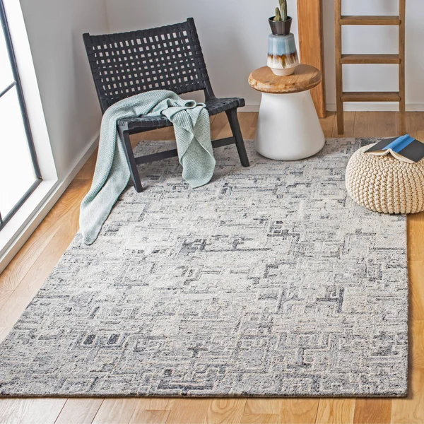 Safavieh Rugs Abstract Ivory, Black 3' x 5'