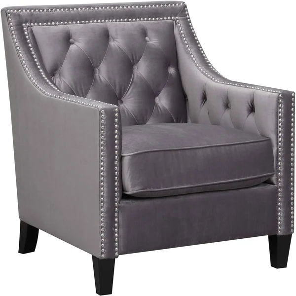 Picket House Furnishings Teagan Accent Chair Gun Metal