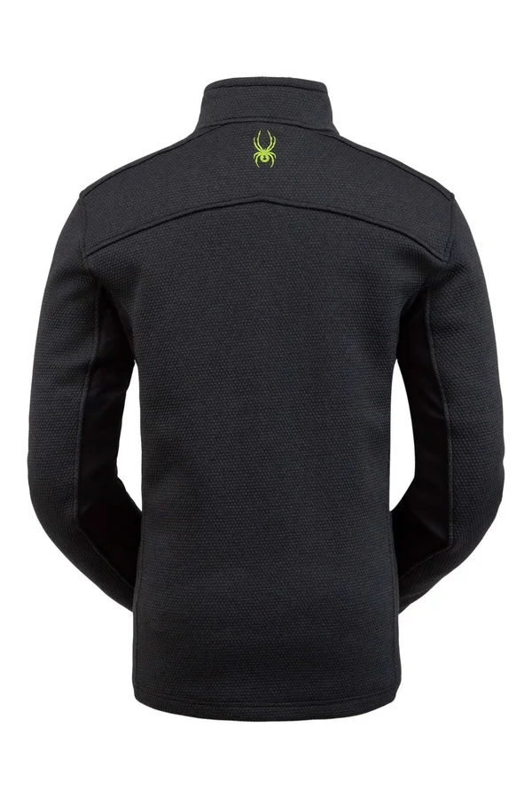 Spyder Men S Encore Half Zip Fleece Jacket Alloy Medium