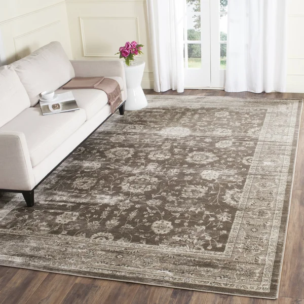 Safavieh Vintage Brown & Ivory 8& x 11& Rug