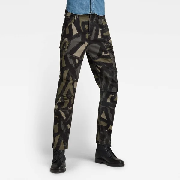G-Star Raw Men Roxic Straight Tapered Cargo Pants Multi Color Size 32-34