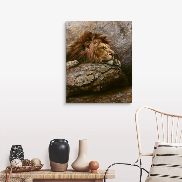 Lion Male 2, Canvas Wall Art, 24x30, Great Big Canvas