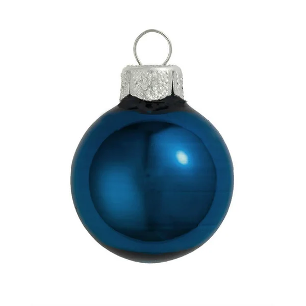 Shiny Midnight Blue Glass Ball Christmas Ornament 7 inch (180mm)