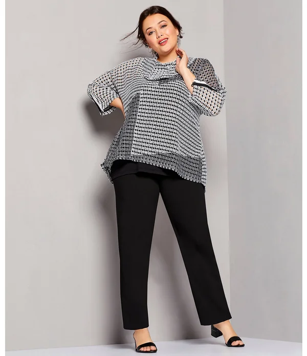 Calvin Klein Navy Plus Size Pants