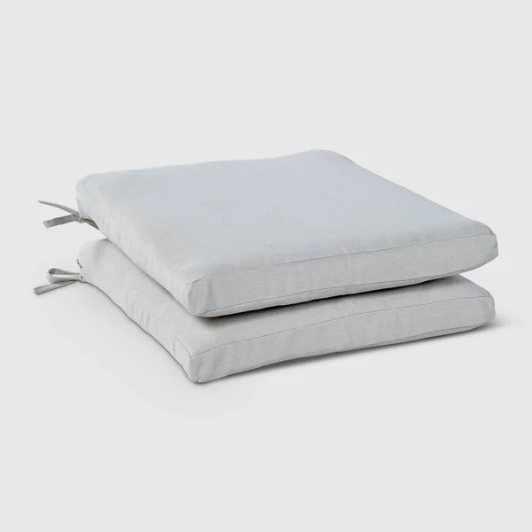 Rolston 2pk Outdoor Replacement Dining Chair Cushion Set Linen - Haven Way