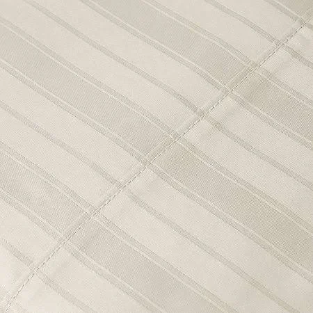 Welhome Bone Luxury Damask Stripe Sheet Set