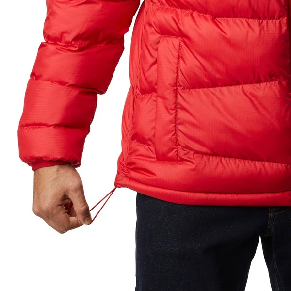 Columbia Men's Fivemile Butte Hooded Jacket - Medium, Mountain Red