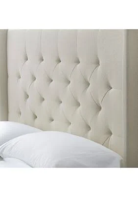 Lucid Dream Collection Rectangle Wingback Diamond Tufted Headboard - Cloud - Full